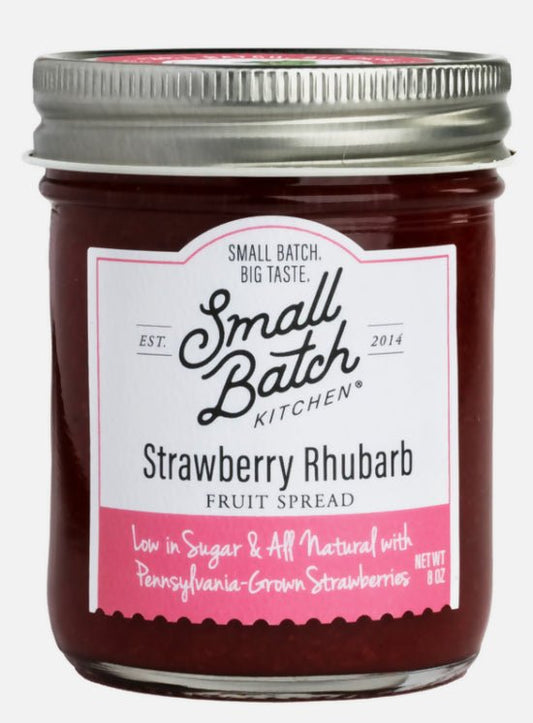 Small Batch Kitchen - Small Batch Kitchen Strawberry Rhubarb Fruit Spread Jars - 12 jars x 8 oz - pantry | Delivery near me in ... Farm2Me #url#
