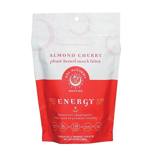 sol alchemy snacks - Almond Cherry Energy Snack Bites - 12 x 4.9oz - Snacks - Farm2Me - 860004706977 - 860004706977 -