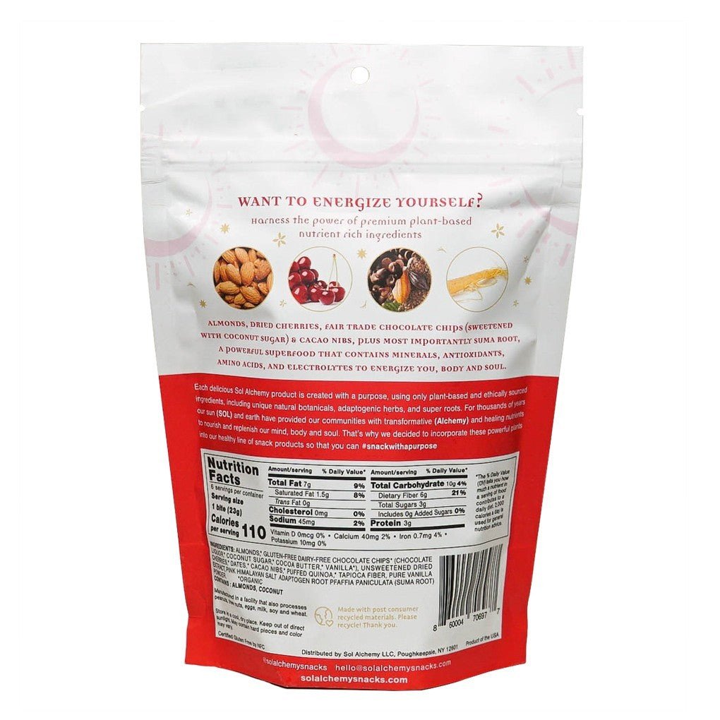 sol alchemy snacks - Almond Cherry Energy Snack Bites - 12 x 4.9oz - Snacks - Farm2Me - 860004706977 - 860004706977 -