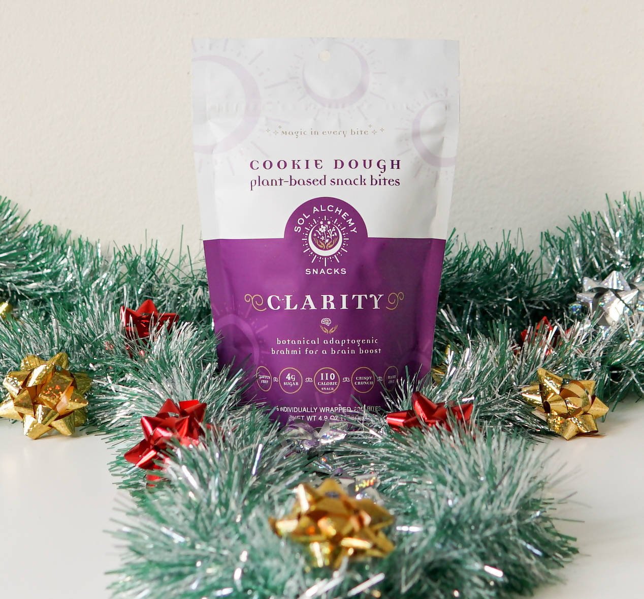 Farm2Me - Snacks - sol alchemy snacks - Cookie Dough Clarity Snack Bites - 12 x 4.9oz - Cookie Dough Clarity Snack Bites - 12 x 4.9oz - 860004706953