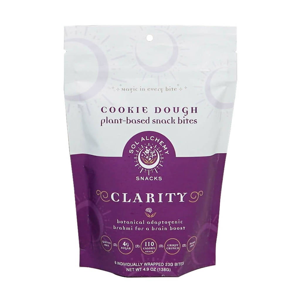 Farm2Me - Snacks - sol alchemy snacks - Cookie Dough Clarity Snack Bites - 12 x 4.9oz - Cookie Dough Clarity Snack Bites - 12 x 4.9oz - 860004706953
