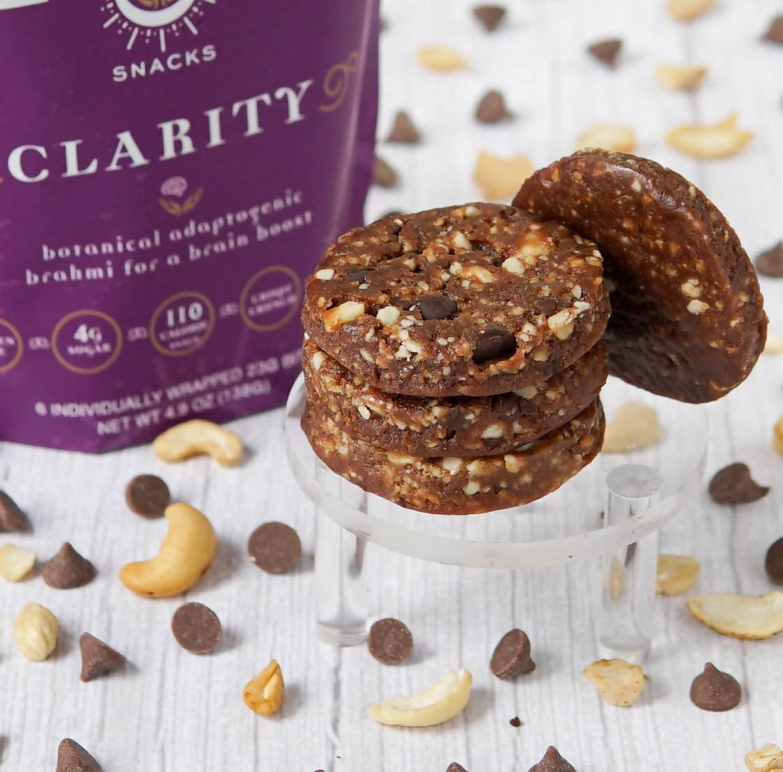 Farm2Me - Snacks - sol alchemy snacks - Cookie Dough Clarity Snack Bites - 12 x 4.9oz - Cookie Dough Clarity Snack Bites - 12 x 4.9oz - 860004706953