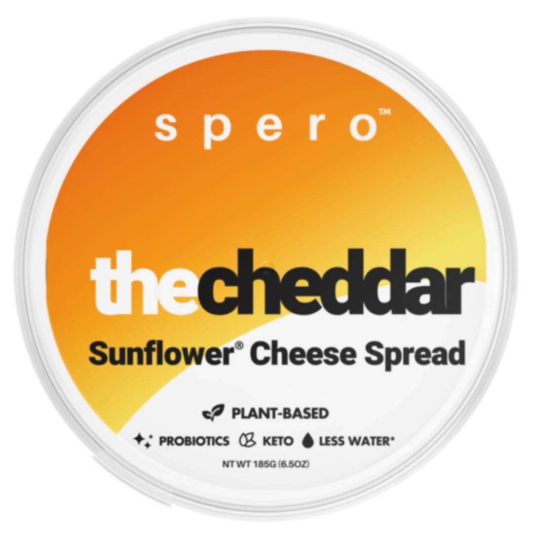 Spero The Cheddar Sunflower Cheese Spread - 18 x 6.5oz | Spero Foods | Dairy | Delivery near me in ... Farm2Me