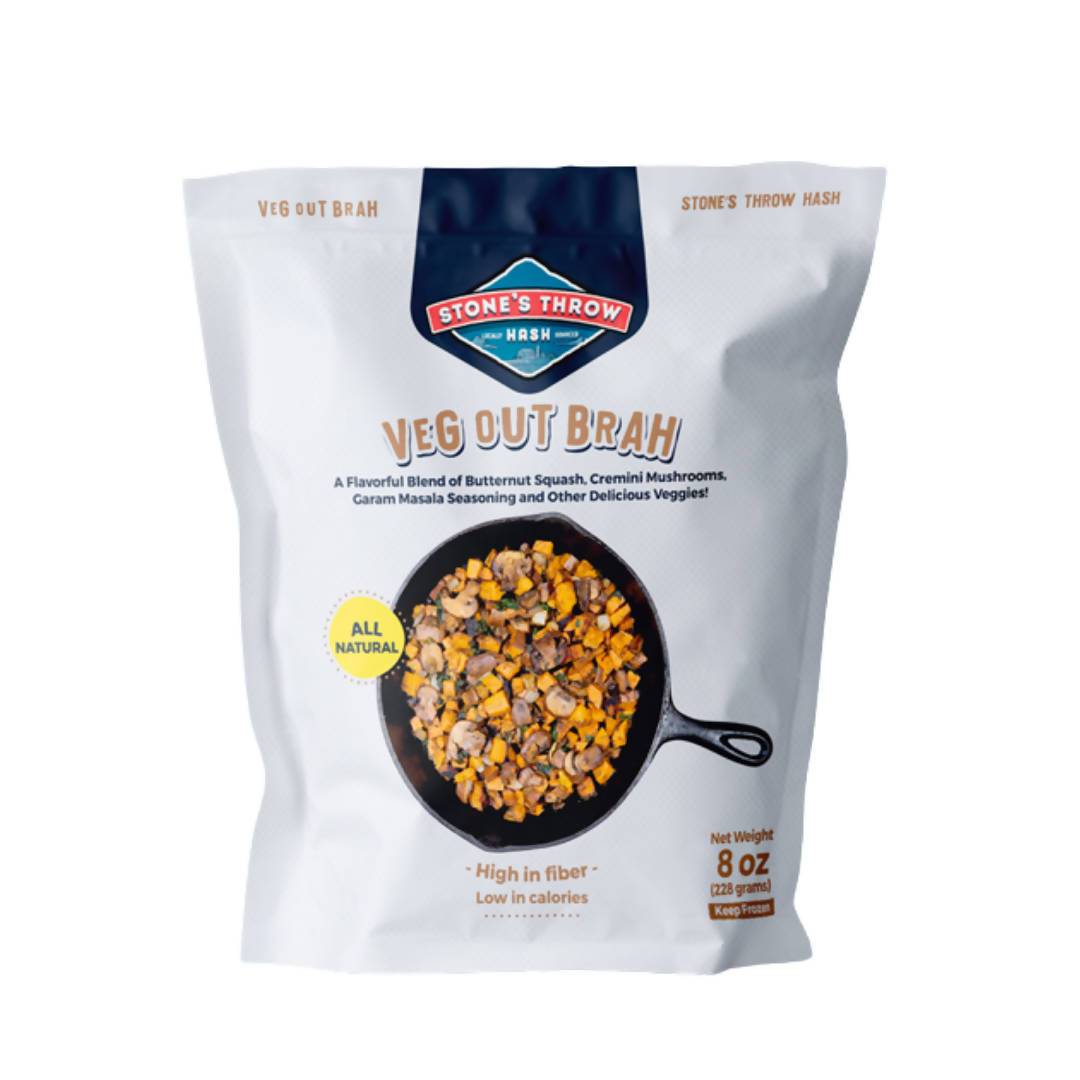 Farm2Me - Prepared Food - Stone’s Throw Hash - Veg Out Brah Hash - 6 x 8oz - Veg Out Brah Hash - 6 x 8oz - 860004187516