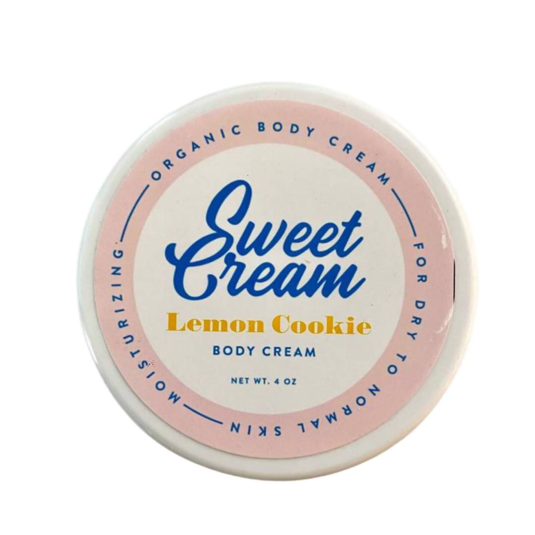 Farm2Me - Health & Home - Sweet Cream - Lemon Cookie Body Cream Jar - 2 x 4oz - Lemon Cookie Body Cream Jar - 2 x 4oz - 860002500980