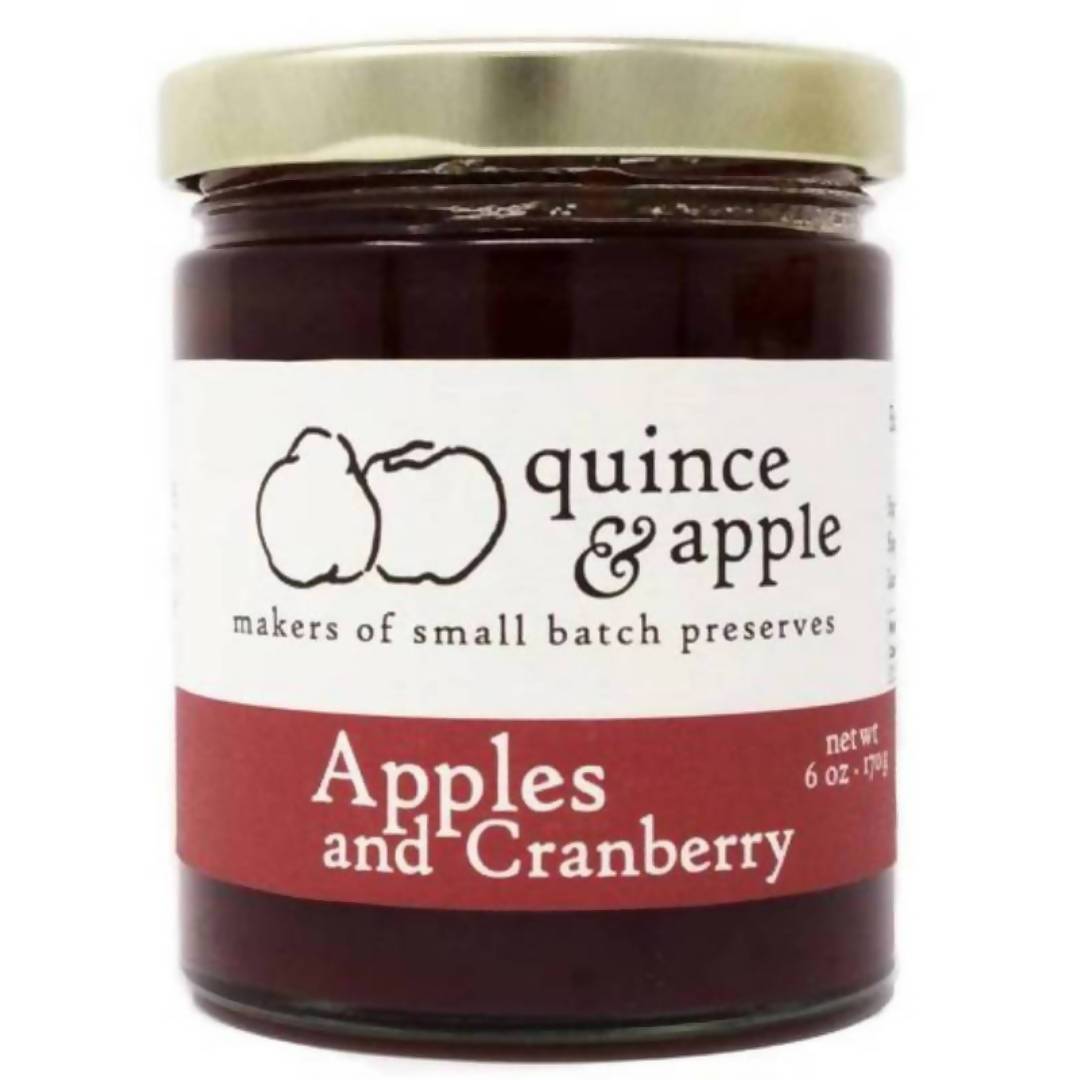 Farm2Me - Pantry - The Quince and Apple Company - Apples and Cranberry Preserve Jars - 12 x 6oz - Apples and Cranberry Preserve Jars - 12 x 6oz - 868177000144