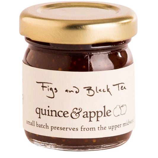Farm2Me - Pantry - The Quince and Apple Company - Figs and Black Tea Preserve Jars - 12 x 1.5oz - Figs and Black Tea Preserve Jars - 12 x 1.5oz -