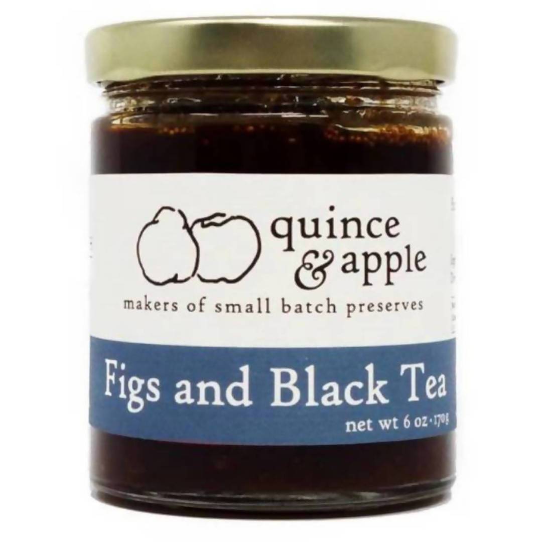Farm2Me - Pantry - The Quince and Apple Company - Figs and Black Tea Preserve Jars - 12 x 6oz - Figs and Black Tea Preserve Jars - 12 x 6oz - 868177000105