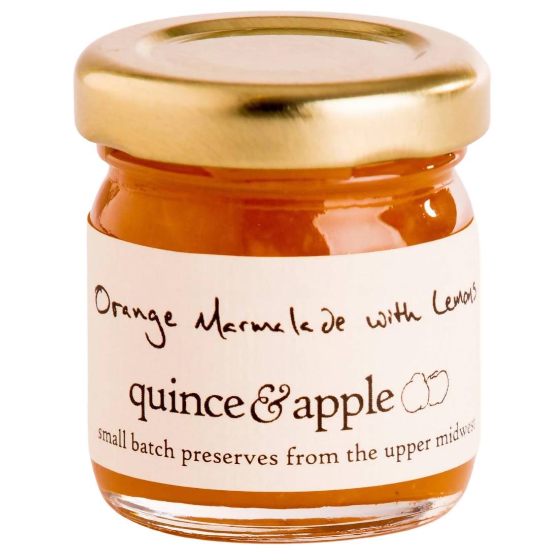 Farm2Me - Pantry - The Quince and Apple Company - Orange Marmalade with Lemon Preserve Jars - 12 x 1.5oz - Orange Marmalade with Lemon Preserve Jars - 12 x 1.5oz -