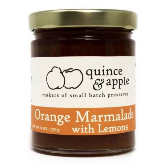 Farm2Me - Pantry - The Quince and Apple Company - Orange Marmalade with Lemons Preserve Jars -12 x 6oz - Orange Marmalade with Lemons Preserve Jars -12 x 6oz - 868177000175