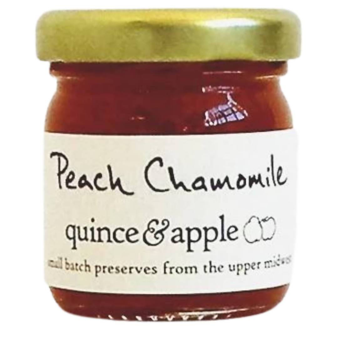 Farm2Me - Pantry - The Quince and Apple Company - Peach Chamomile Preserve Jars - 12 x 1.5oz - Peach Chamomile Preserve Jars - 12 x 1.5oz -
