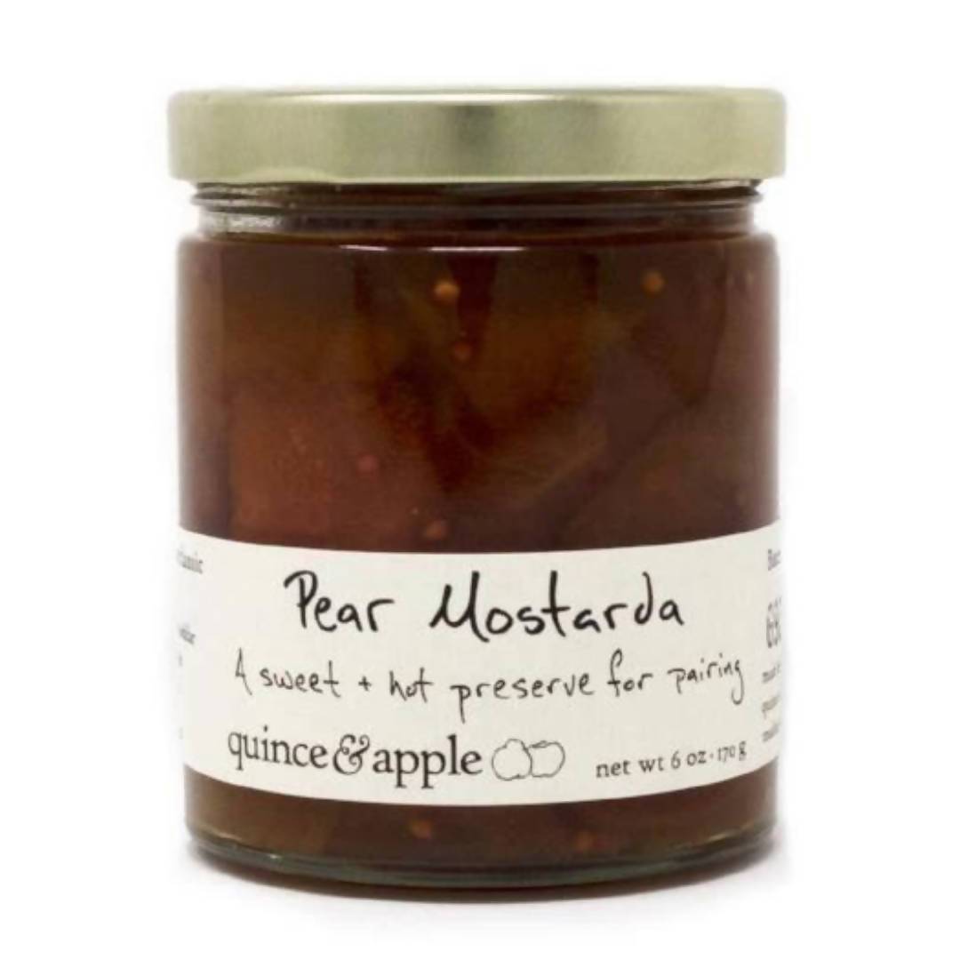 Farm2Me - Pantry - The Quince and Apple Company - Quince & Apple - Pear Mostarda - 12 x 6oz - Quince & Apple - Pear Mostarda - 12 x 6oz - 869551000248