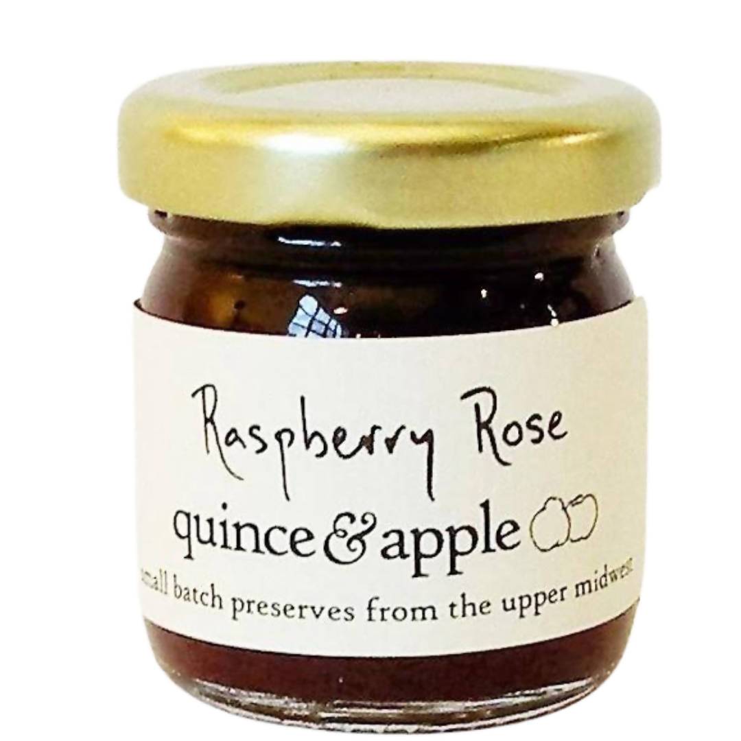 Farm2Me - Pantry - The Quince and Apple Company - Raspberry Rose Preserve Jars - 12 x 1.5oz - Raspberry Rose Preserve Jars - 12 x 1.5oz -