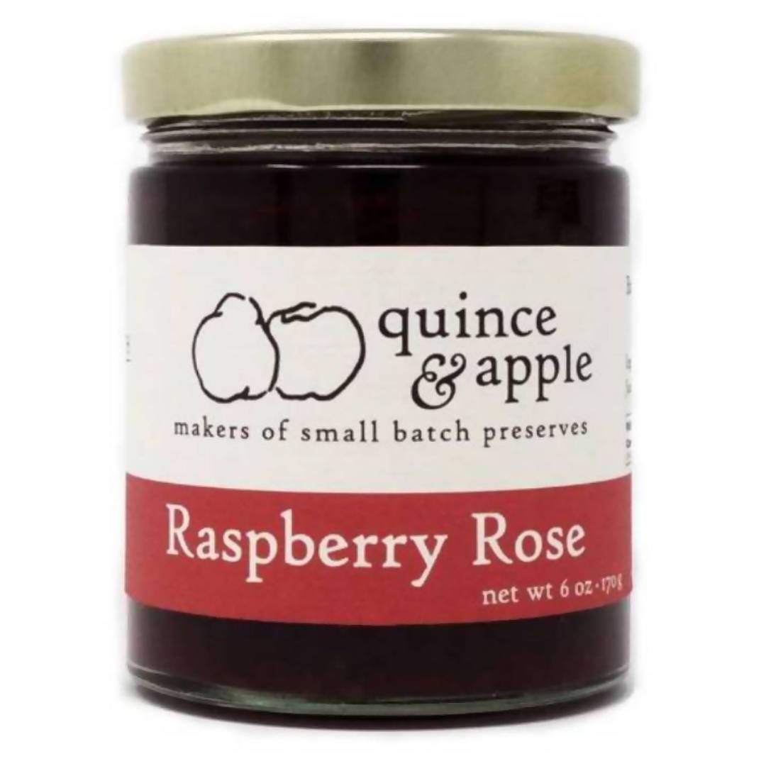 Farm2Me - Pantry - The Quince and Apple Company - Raspberry Rose Preserve Jars - 12 x 6oz - Raspberry Rose Preserve Jars - 12 x 6oz - 868177000113
