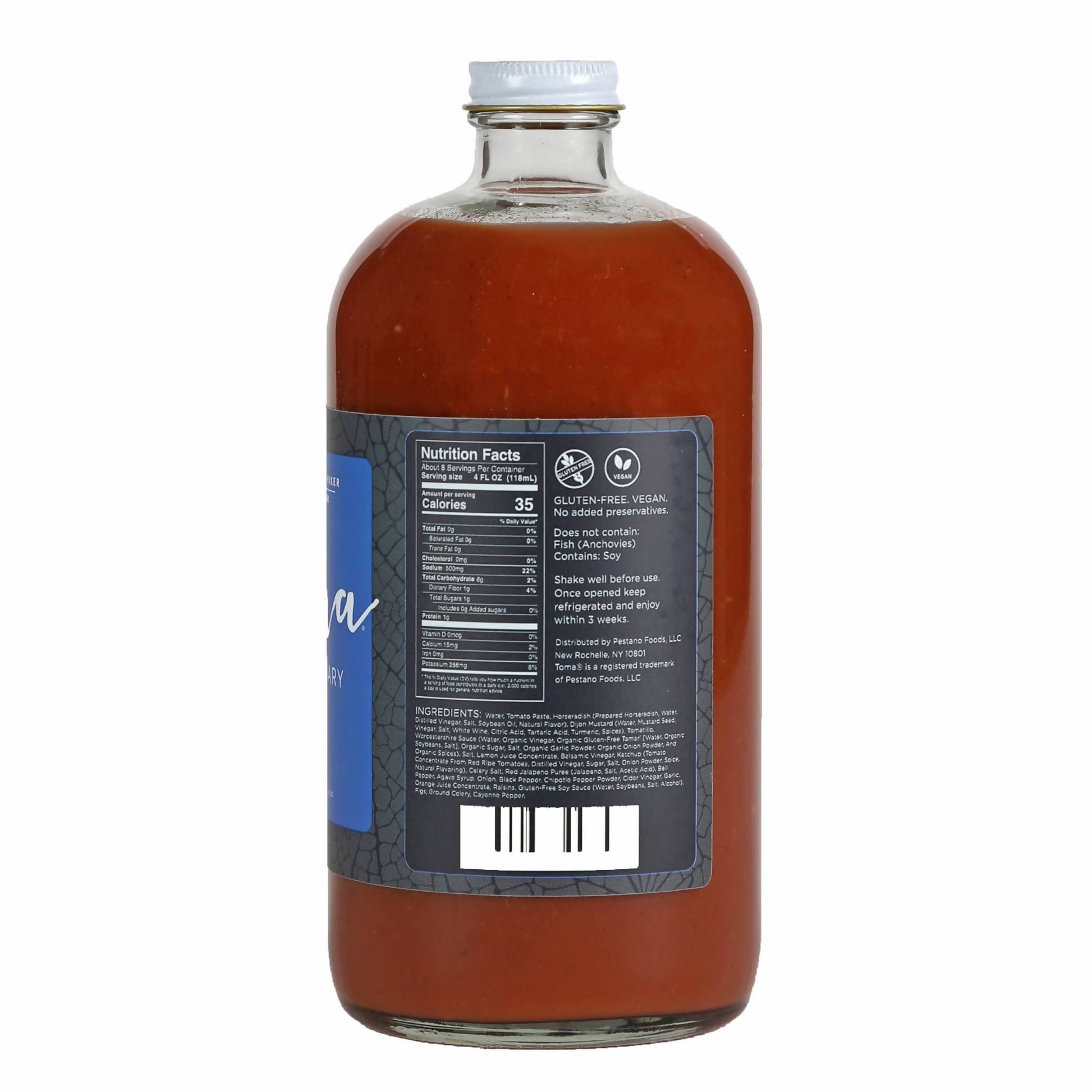Bloody Mary Mixer, Mild - 6-Bottles Pack - Toma | Farm2Me Wholesale