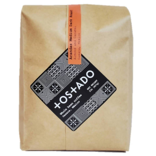 Farm2Me - Beverage - Tostado Coffee Roasters - Arandas Whole Coffee Beans (Medium-Dark Roast) Bags - 1 x 5lb - Arandas Whole Coffee Beans (Medium-Dark Roast) Bags - 1 x 5lb -