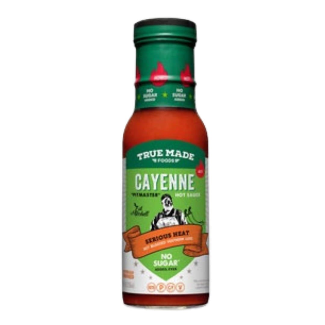 Farm2Me - Pantry - True Made Foods - Cayenne Pitmaster Hot Sauce Bottles - 6 x 9oz - Cayenne Pitmaster Hot Sauce Bottles - 6 x 9oz - M460