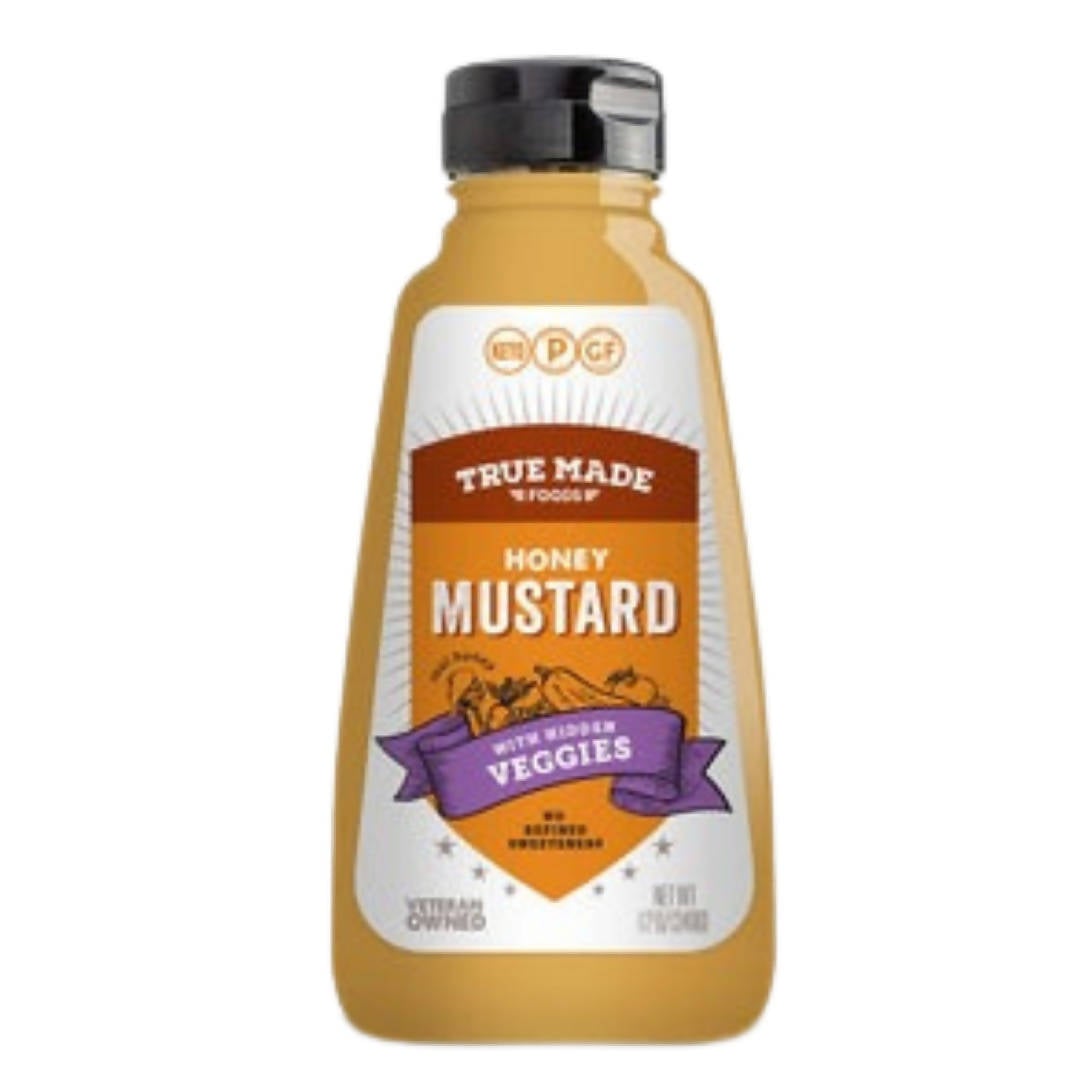 True Made Foods - Honey Mustard Squeeze Bottles - 6 x 12oz - Honey Mustard Squeeze Bottles - 6 x 12oz - M446