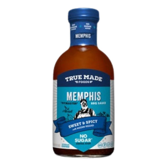 Farm2Me - Pantry - True Made Foods - Memphis BBQ Sauce Bottles - 6 x 18oz - Memphis BBQ Sauce Bottles - 6 x 18oz - M443