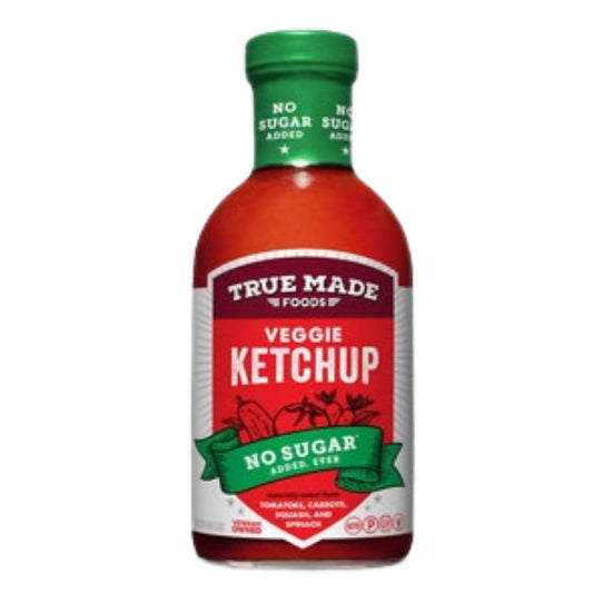 Farm2Me - Pantry - True Made Foods - Veggie Ketchup Glass Bottles - 6 x 18oz - Veggie Ketchup Glass Bottles - 6 x 18oz - M402