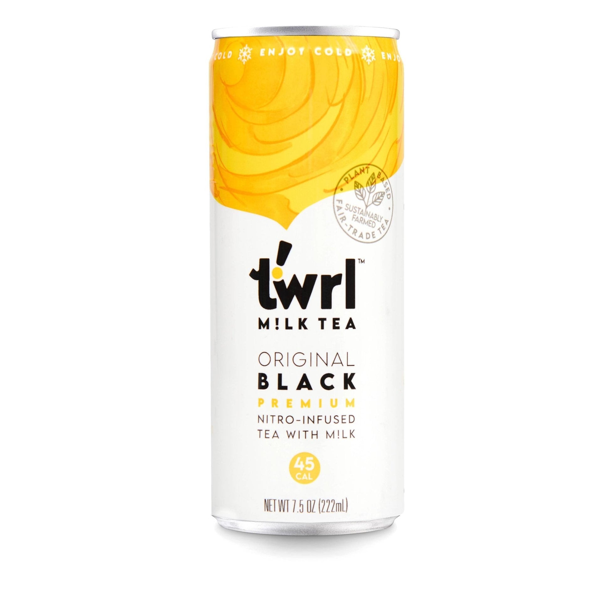 Farm2Me - Beverages - Twrl M!lk Tea - Twrl Original Black Milk Tea Cans - 12 x 7.5oz - Twrl Original Black Milk Tea Cans - 12 x 7.5oz - 850025145008