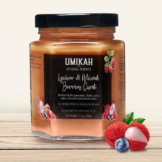 Umikah - Lychee and mix berries curd 12x 6.4 oz - Curd - Farm2Me - -