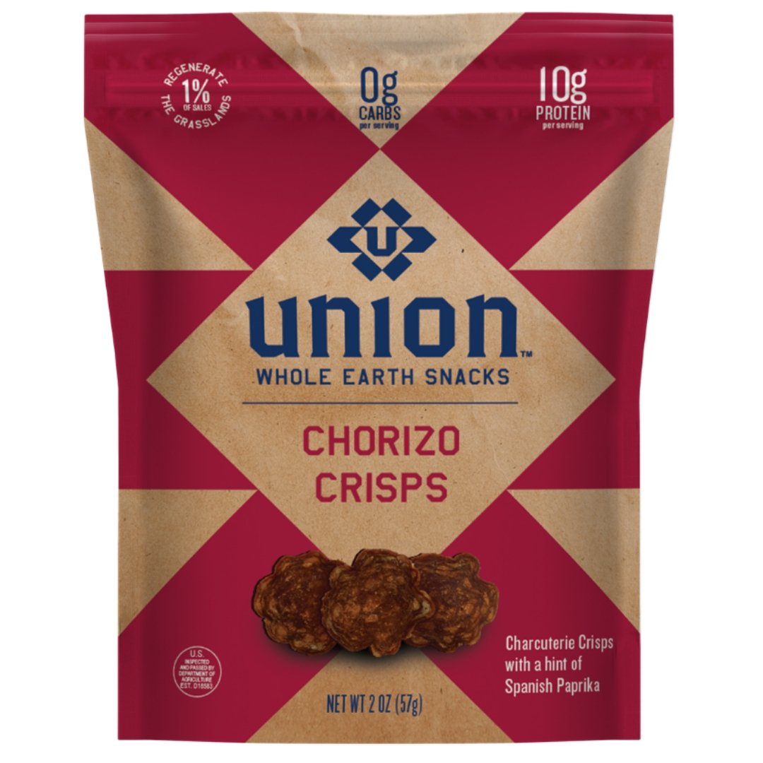 Farm2Me - Snacks - UNION - Chorizo Charcuterie Crisps Bags - 12 x 2.0oz - Chorizo Charcuterie Crisps Bags - 12 x 2.0oz - 856108008307