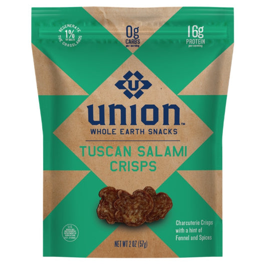 Farm2Me - Snacks - UNION - Tuscan Salami Crisps Bags 12 x 2.0oz - Tuscan Salami Crisps Bags 12 x 2.0oz - 856108008482
