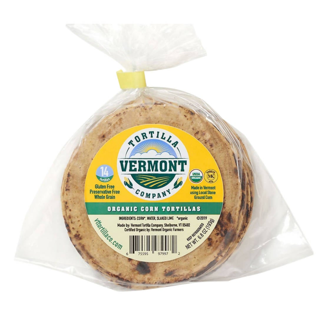 Farm2Me - Bakery - Vermont Tortilla Company - 4" Organic Stone Ground Tortilla Bags - 12 x 14 tortillas - 4" Organic Stone Ground Tortilla Bags - 12 x 14 tortillas - 675595979972