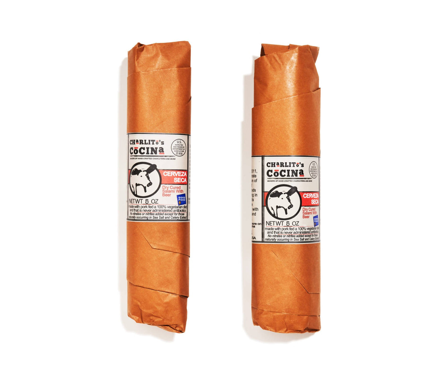 Charlito’s Cocina Cerveza Seca - Saucissons secs à la bière - 16 x 5oz
