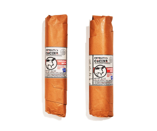 Charlito’s Cocina Cerveza Seca - Saucissons secs à la bière - 16 x 5oz