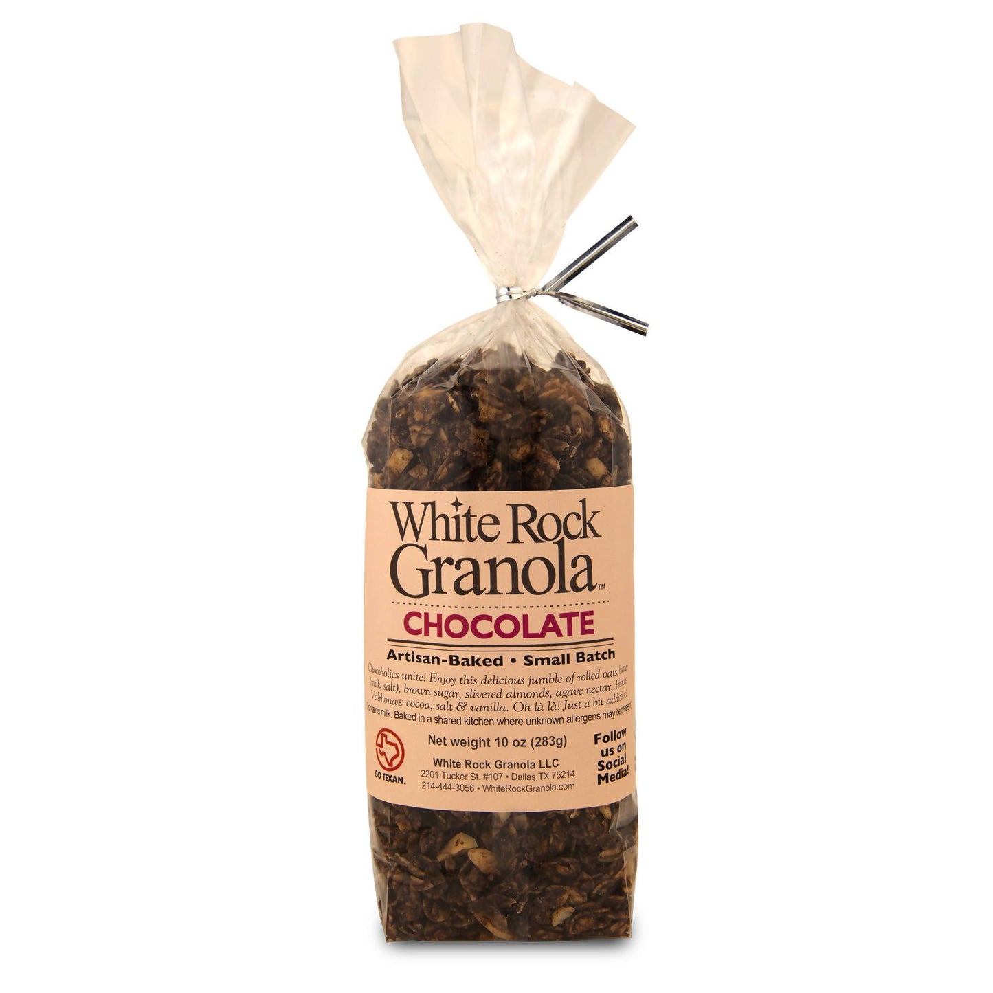 Farm2Me - Pantry - White Rock Granola - Chocolate Granola Packs - 24 x 4oz - Chocolate Granola Packs - 24 x 4oz - 804879522096