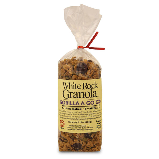 Farm2Me - Pantry - White Rock Granola - Gorilla A Go Go Granola Packs - 24 x 4oz - Gorilla A Go Go Granola Packs - 24 x 4oz - 804879590279