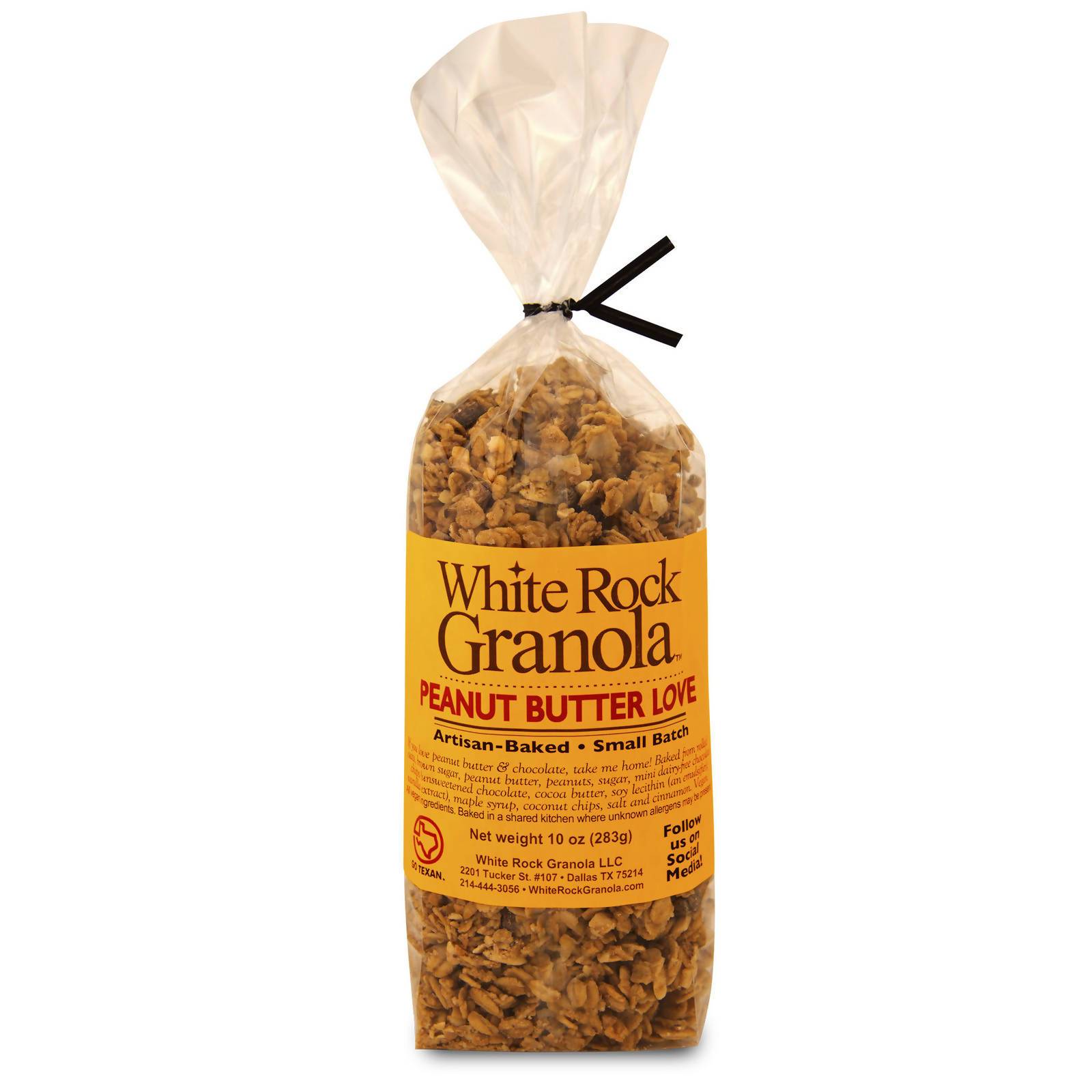 Farm2Me - Pantry - White Rock Granola - Peanut Butter LOVE Granola Packs - 24 x 10oz - Peanut Butter LOVE Granola Packs - 24 x 10oz - 804879590262