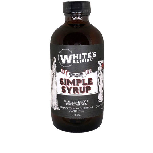 Farm2Me - Beverage - White’s Elixirs - Simple Syrup Bottle - 24 x 8oz - Simple Syrup Bottle - 24 x 8oz - 680474077861