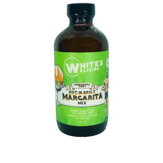 Farm2Me - Beverage - White’s Elixirs - Spicy Margarita Mix Bottle - 24 x 8oz - Spicy Margarita Mix Bottle - 24 x 8oz - 680474077892