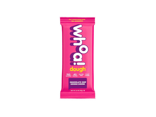 Farm2Me - Snacks - Whoa Dough - Chocolate Chip Cookie Dough Bar - 10 x 1.6oz - Chocolate Chip Cookie Dough Bar - 10 x 1.6oz - 860002341743
