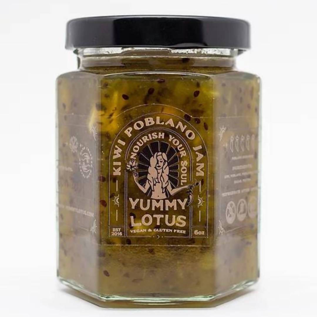 Farm2Me - Pantry - Yummy Lotus - Kiwi Poblano Jam - 6 x 6oz - Kiwi Poblano Jam - 6 x 6oz - p_87zf21qby2