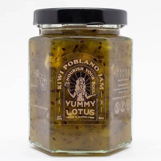 Farm2Me - Pantry - Yummy Lotus - Kiwi Poblano Jam - 6 x 6oz - Kiwi Poblano Jam - 6 x 6oz - p_87zf21qby2