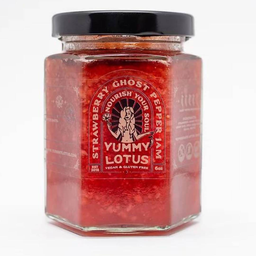Farm2Me - Pantry - Yummy Lotus - Strawberry Ghost Pepper Jam - 6 x 6oz - Strawberry Ghost Pepper Jam - 6 x 6oz - p_djooq8scou