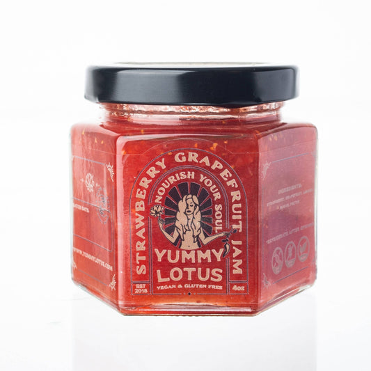 Yummy Lotus - Strawberry Grapefruit - Jam -6oz - Farm2Me - SG6 - -