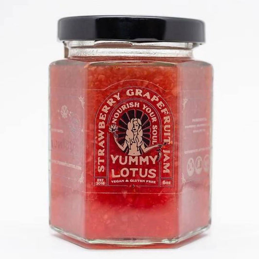 Farm2Me - Pantry - Yummy Lotus - Strawberry Grapefuit Jam - 6 x 6oz - Strawberry Grapefuit Jam - 6 x 6oz - p_f3e1li9x2w